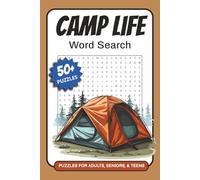 Camp Life Word Search: A camping themed word search puzzle for adults, seniors, and teens.