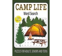 Camp Life Word Search: Easy to Read Print about Camping Themed Word Find Puzzle Book, Outdoor Recreation, Wildlife, Fishing, Hiking and more| 6X9 ... Gift Giving, Stocking Stuffers, Vacations