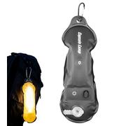 Camp Light - Inflatable LED Lantern with Carabiner | Portable 3 Settings Outdoor Gear, Compact Lighting for Indoor Home Fishing Backpacking Adventure Tent Men Women Traveler