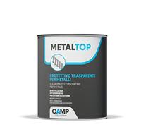 Camp metal top - protector transparente aerosol para metales, pintura aerosol para metal, protege las superficies, 1l