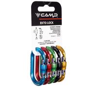 Camp - Mosquetones Escalada - Rack Pack Ekto Lock de Aluminio - Verde Verde one size