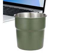 Camp Mug - Stackable Food-Grade Stainless Steel Portable Cup | Lightweight Tea And Coffee Cup For Camping, Outdoor Travel, Hiking, Fishing, Home, Kitchen, Office, Juice And Drinks