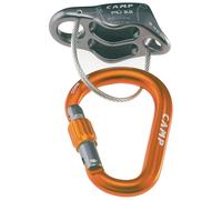 CAMP Più 2.0 Belay Kit asegurador de cesta de escalada + mosquetón - Canna di fucile