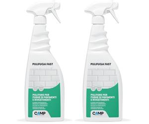 CAMP PULIFUGA FAST Limpiador de Juntas de Suelo y Paredes en Azulejos y Baldosas, Elimina Ennegrecimientos, Manchas y Moho 750 ml (Paquete de 2)
