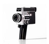 Camp Snap CS-8 Videocámara Digital - Grabadora de vídeo 2.7K para Youtube, Cámara sin Pantalla, Zoom Digital 8X, con 5 Filtros Película Personalizables, Tarjeta SD Incluida y Batería Recargable USB-C