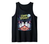 Camp Spooky Summerween Summer Halloween Designs Camiseta sin Mangas