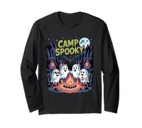 Camp Spooky Summerween Summer Halloween Designs Manga Larga