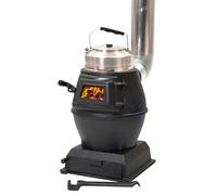 Camp Stoves - Estufa de leña pequeña portátil para cobertizo, calentador compacto con ventana de visualización de vidrio, quemador de leña pequeño para calefacción, cocina, tienda de campaña, M