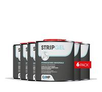 CAMP STRIP GEL, Sverniciatore professionale in gel per legno, ferro e muro, Elimina vernici, impregnanti e fondi, 6x 750ml
