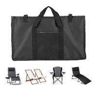 Camp Table Storage Bag, Large Capacity Dining Table Organizer, Durable y Multi-Purpose Design, Protective Picnic Container for Beach, Hiking, and BBQ, 61x12.5x36 cm, Oxford Cloth