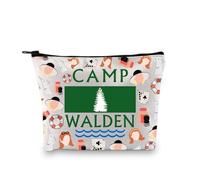 Camp Walden - Bolsa de maquillaje de verano para niñas, regalo de campamento al aire libre, regalo inspirado en la película, regalo de nostalgia de los años 90, bolsa con cremallera, Walden 2uk, moda