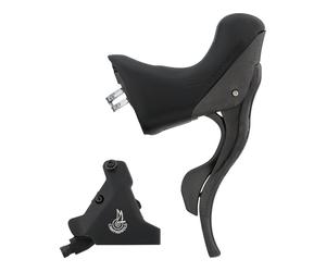 Campagnolo Freno disco Record maneta de cambios/frenos 12s hidr. Ergopower 2021 negro HR/160 mm