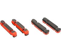 Campagnolo Gomas de freno Cartridge Carbon para Shimano rojo one_size