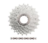 Campagnolo Juego de desgaste de cassette Chorus + cadena Chorus de 11 velocidades gris 11-25