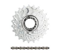 Campagnolo Juego de desgaste de cassette Veloce + cadena Veloce de 10 velocidades gris 12-25
