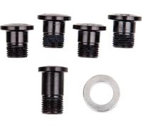 Campagnolo Juego de tornillos de plato para Super Record Modelo 2011-2014 negro one_size