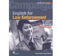 CAMPAIGN For Law Enforcement Sb Pk: Student Book with CD-ROM (English Law Enforc)