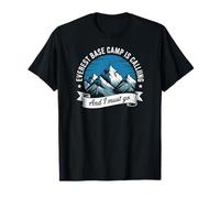 Campamento base del Everest, aventura al aire libre en la montaña de Camiseta