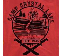 Campamento de Crystal Lake t-shirt-jason viernes la 13th camiseta - Rojo -