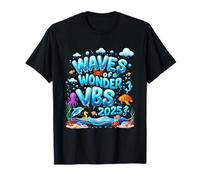 Campamento de fe oceánico Waves Of Wonder VBS 2025 VBS 2025 Camiseta