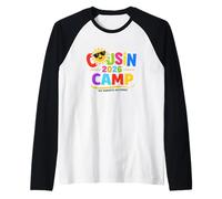 Campamento de primos 2026 No se Permiten Padres Coincidencia del escuadrón de primos Camiseta Manga Raglan