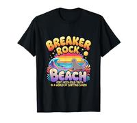 Campamento de rock retro VBS 2025 Beach God's Solid Beach Breaker Camiseta