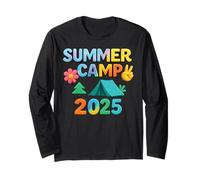 Campamento de Verano 2025 Aventura al aire libre Viaje Retiro Niños Camping Manga Larga