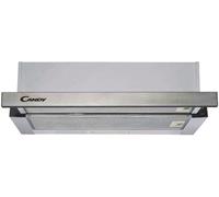 Campana extractora Candy CBT-625/2X/1/4U Recirculación/Conducción 60cm LED filtro aluminio