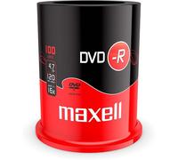 Campana Cake 100X DVD+R 4.7GB 120min 16x Single Layer Maxell Película Música PC