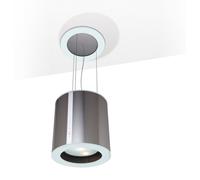 Campana - Cata Moon, Isla, 3 velocidades, 200 W, 645 m3/h, 63 dB, LED, Inox
