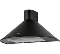 Cata Q600BK 02148402 - Campana chimenea negra 60 cm clase energética C