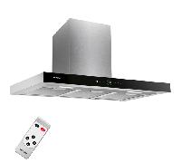 CAMPANA CHIMENEA INFINITON CMPT-CLR92S ANCHO 90 CM INOX