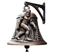 Campana Colgante De Pie Grande, Timbre De Bienvenida De Pie Grande, Timbre De Cena para Exteriores, Timbre De Pie Grande, Timbre Vintage para Interiores Y Exteriores, para Cercas, Patios Y Jardines.