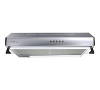 Campana convencional mepamsa modena con 3 velocidades 90 cm 380 m/h inox clase d