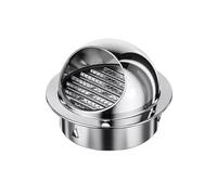 Campana de acero inoxidable 201, tubo de escape de pared exterior, protector contra el viento, campana extractora de baño, tapa de lluvia, salida de pared exterior de humos de aceite, 1 pieza(130mm (5