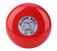 Campana de Alarma contra Incendios de 95Db, 6inch Metal CC 12/24V Alarmer de Seguridad Eléctrica Campana Redonda Timbre de Fuerte, para Escuela, Hogar, Fábrica E Industrial (CC 24V)