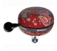 Campana de bicicleta Basil Big Bell Bloom timbre acero Ø 80 mm rojo escarlata