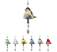 Campana De Canto De Pájaro Decoración De Jardín, Campana De Viento Rústica Colgante, Colgante De Puerta De De Tubo De Metal, Festival, Amistad Testigo, Campanas De Viento Musicales