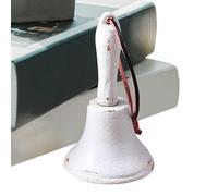 Campana De Cena - Campana Escolar De Hierro Fundido | Decoración De Sonar Retró Manual para Servicio Atención Llamadas - Entrada Aula Puerta Principal