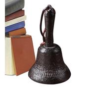 Campana De Cena | Campanas De Hierro Fundido para Bodas,Decoración Retro De Timbre para Tocar Mostrador Meditación Hogar Exterior Iglesia Puerta Principal Atención Navidad