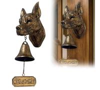 Campana De Cena para Exteriores, Timbre De Bienvenida para Perro Salchicha, Campanas para Perro Bóxer, Labrador, Bulldog, Basset Hound, Campana Colgante, Timbre De Puerta