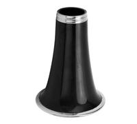 Campana de Clarinete Liviana, Plstico ABS Duradero con Buena Resistencia a la Corrosin, Anillo de Metal Niquelado para Varios Instrumentos de Viento, Campana de Clarinete, Tubo