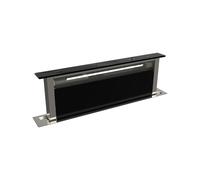 Campana de Cocina Desaparecer Fulgor Milano 90 cm Extractora / Recirculación Lift FDDH 900 TRC BK Black Glass