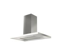 Campana de Cocina Isla Fulgor Milano 90 cm Extractora / Recirculación Reverse T FTIHD 960 TC WH X White Glass