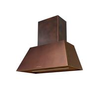 Campana de Cocina Pared Faber 70 cm Extractora / Recirculación Murales Chloè 110.0456.174 Cobre antiguo