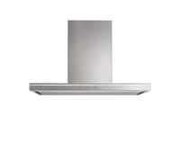 Falmec Lumina Nrs Parete/Wall 120 C0001 Vetro Fin. Acciaio Cono Inox 220-240V 50-60Hz T80 S/Filtro Campana extractora De pared | Clase energética A+ | 120 cm, NRS, control táctil