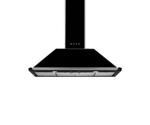 Campana de Cocina Pared Smeg 110 cm Extractora / Recirculación Victoria KT110BLE Negro