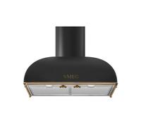 Campana de Cocina Pared Smeg 60 cm Extractora / Recirculación Colonial KS59AOE2 Antracita