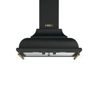Campana de Cocina Pared Smeg 60 cm Extractora / Recirculación Cortina KC16AOE Antracita
