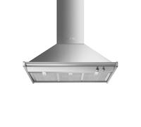 Campana de Cocina Pared Smeg 90 cm Extractora / Recirculación Clásica KD90HXE Acero Inoxidable